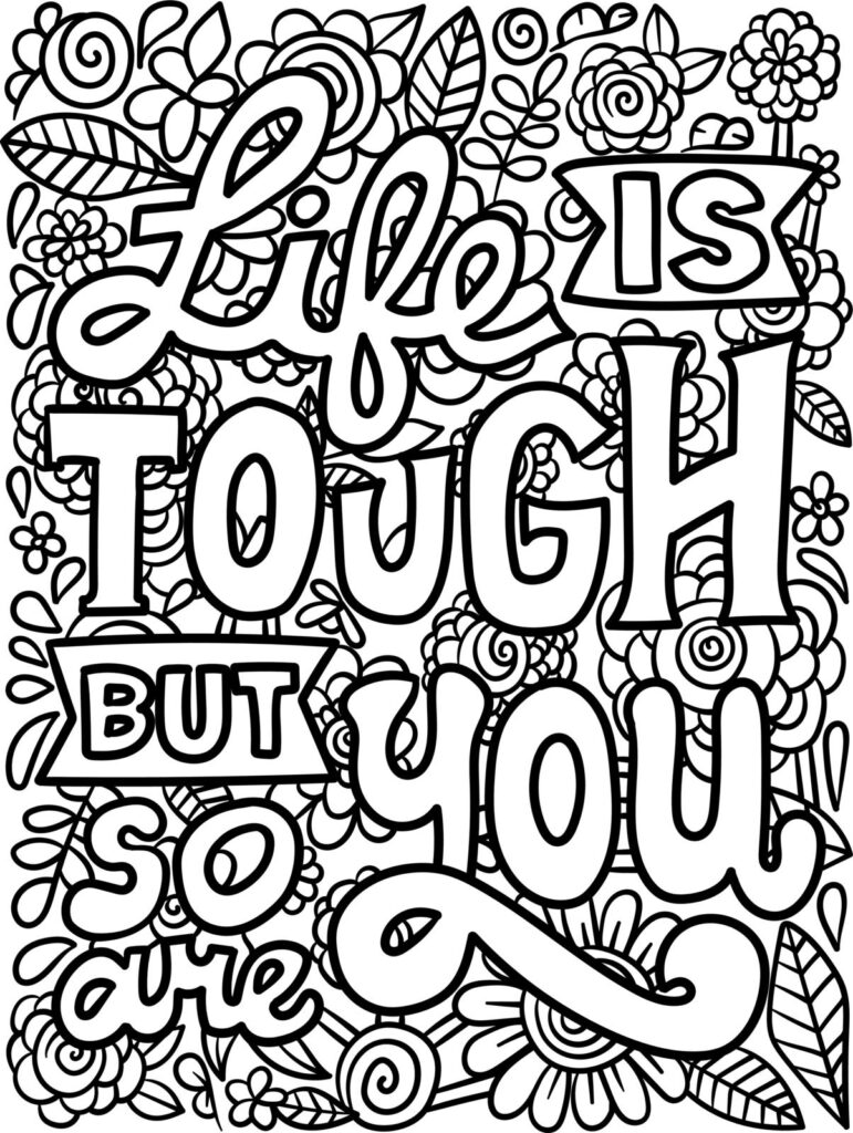 life is tough quote