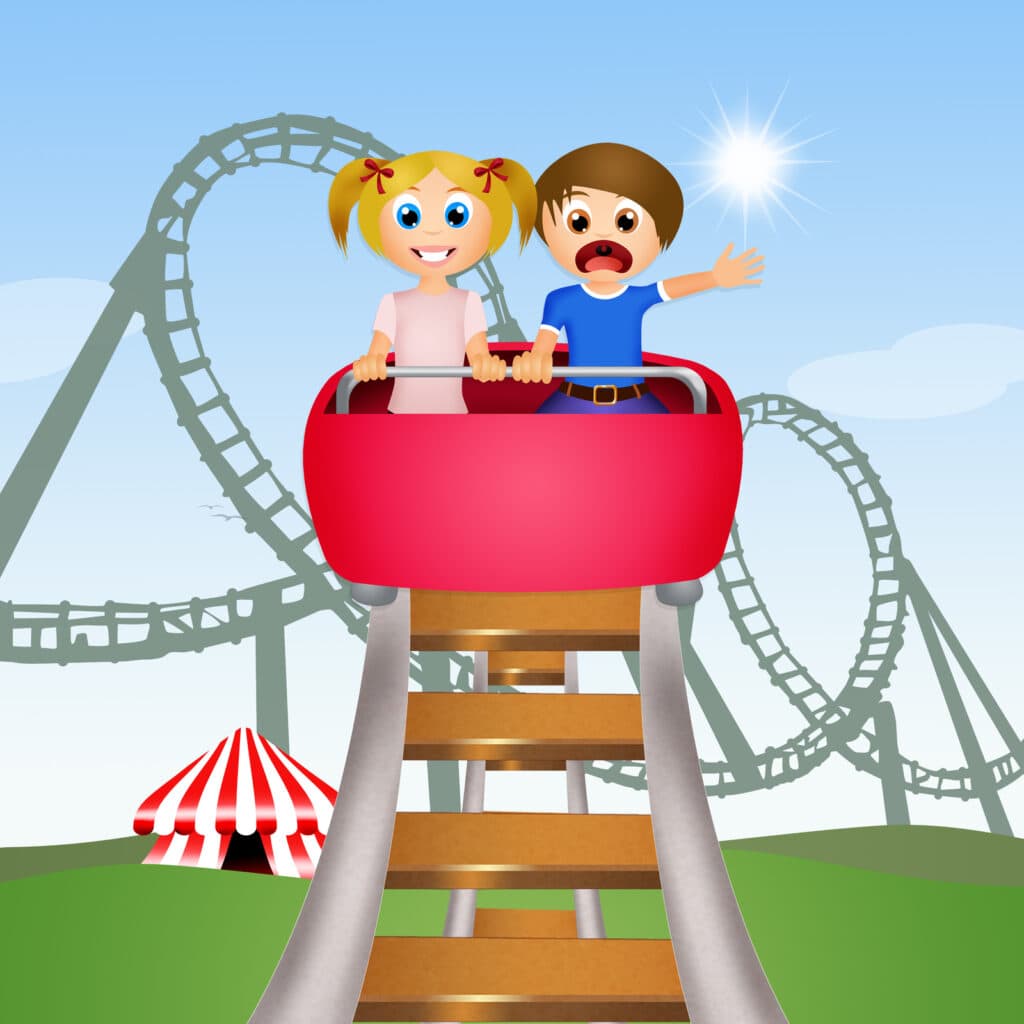 bumpy ride roller coaster