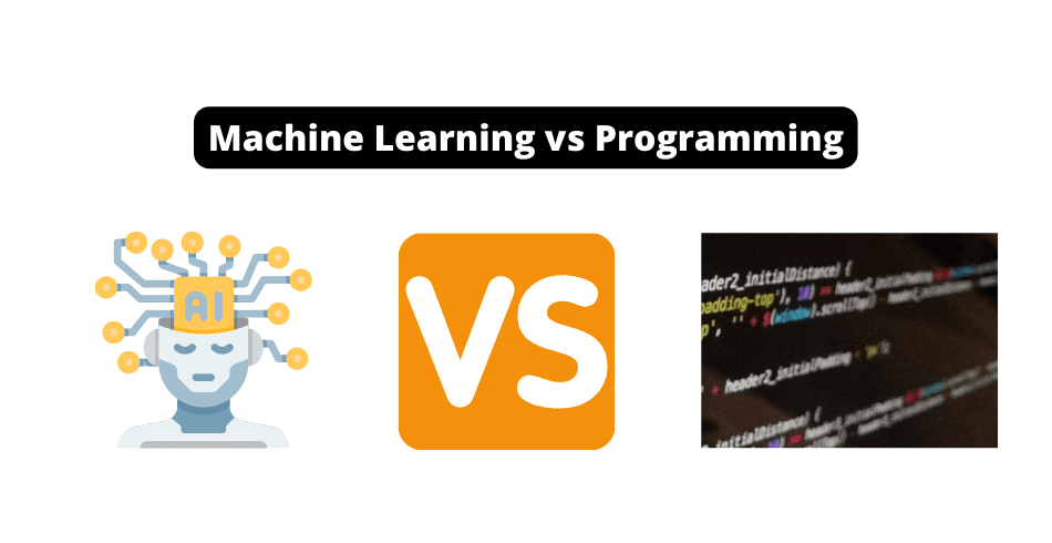 machine learning vs programming